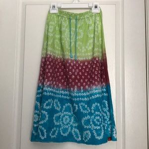Girls size 7 colorful skirt